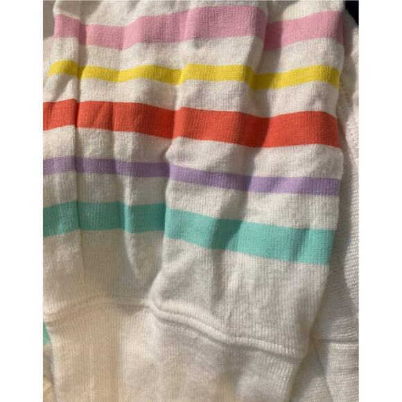 BP. Women's Loungewear Sleep Pants Size Small White Retro Stripe NWT Pockets - Picture 3 of 6